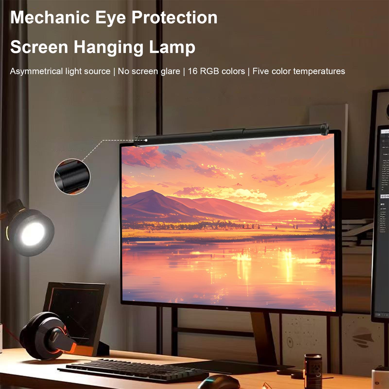 Home Office Lamp - Bilgisayar Monitörü Lambası 3 Renk Ayarlanabilir