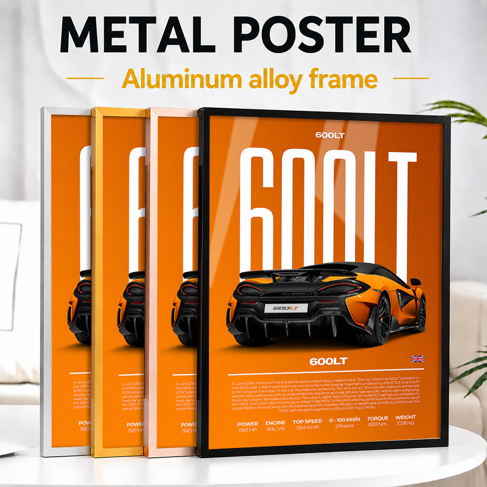 Home Office United Kingdom - Birleşik Krallık 600LT Araba Metal Posteri,