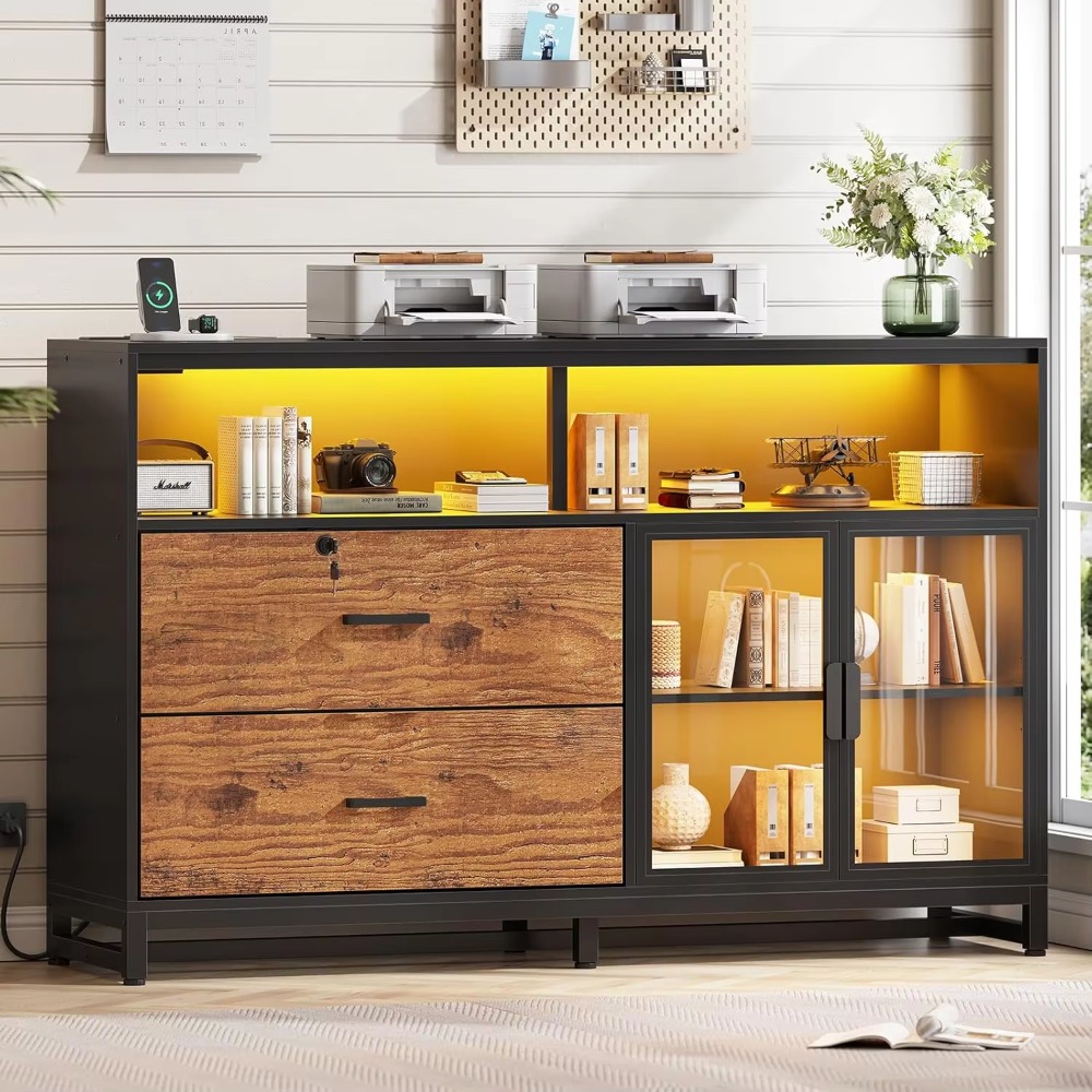 File Cabinet Drawer - 59 inç Dosya Dolabı, 2 Çekmeceli