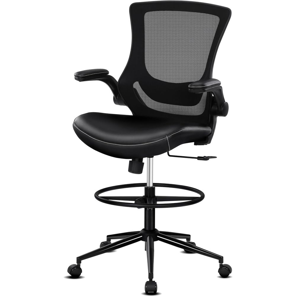 Ergonomic Office Chair - Ayarlanabilir Bel Desteği ve Ayak Dayama