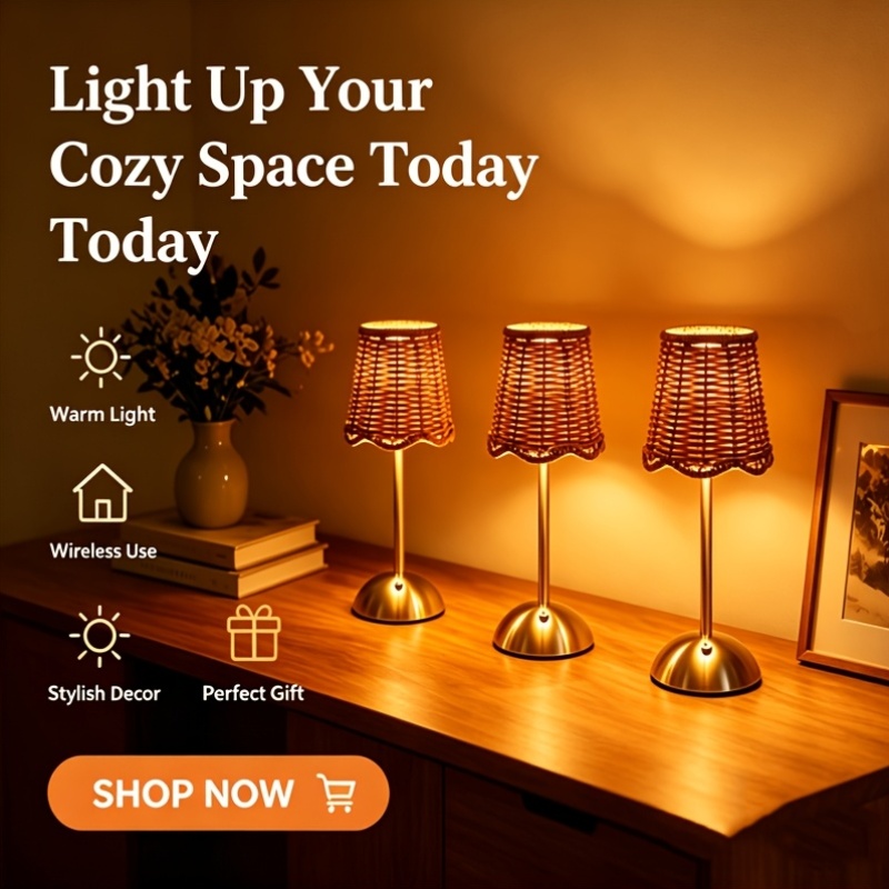 Bohem Dokuma Rattan Sanat Masa - Home Office Lamp incelemesi ve fiyatı