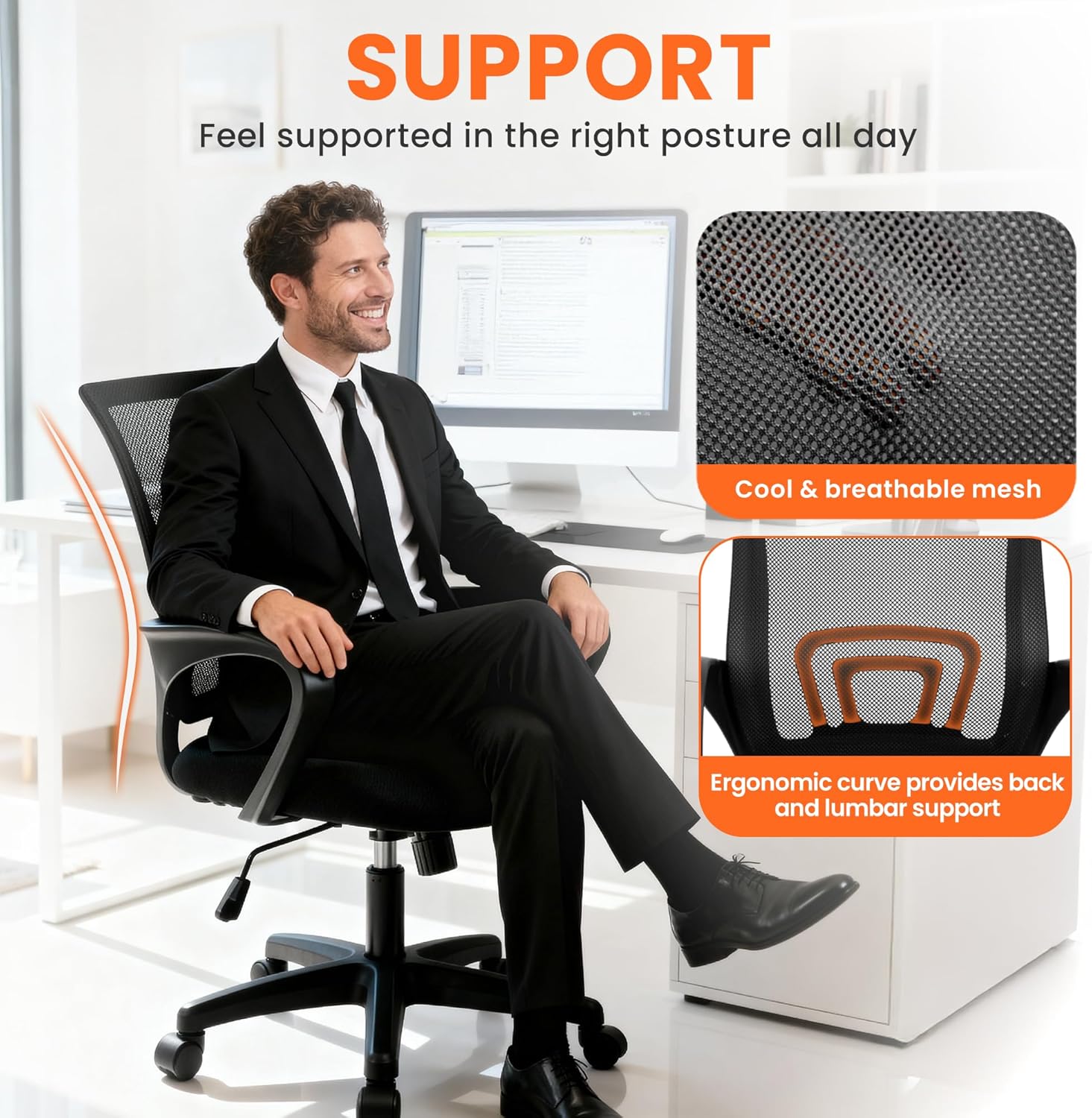 Ergonomik Fileli Ofis Koltuğu, - Ergonomic Office Chair incelemesi ve fiyatı