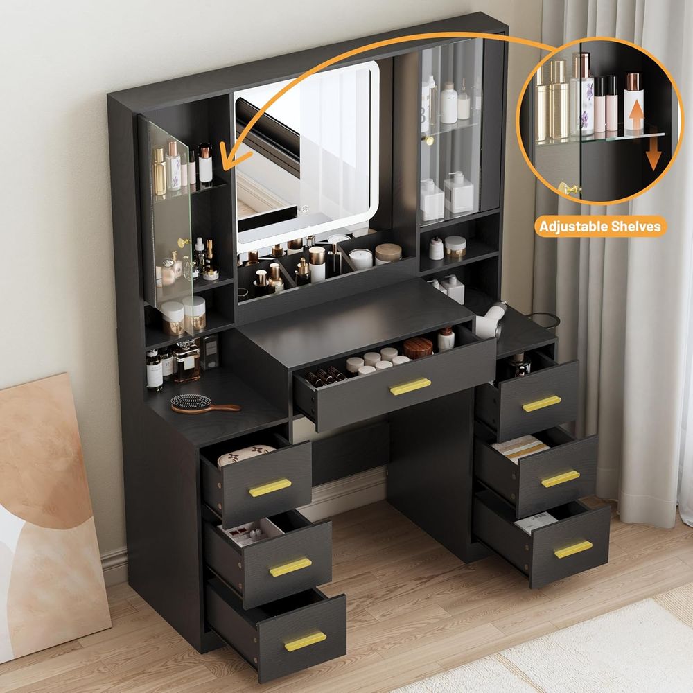 7 Çekmeceli, 2 Cam Dolaplı, Ay - Desk Charging Station incelemesi ve fiyatı