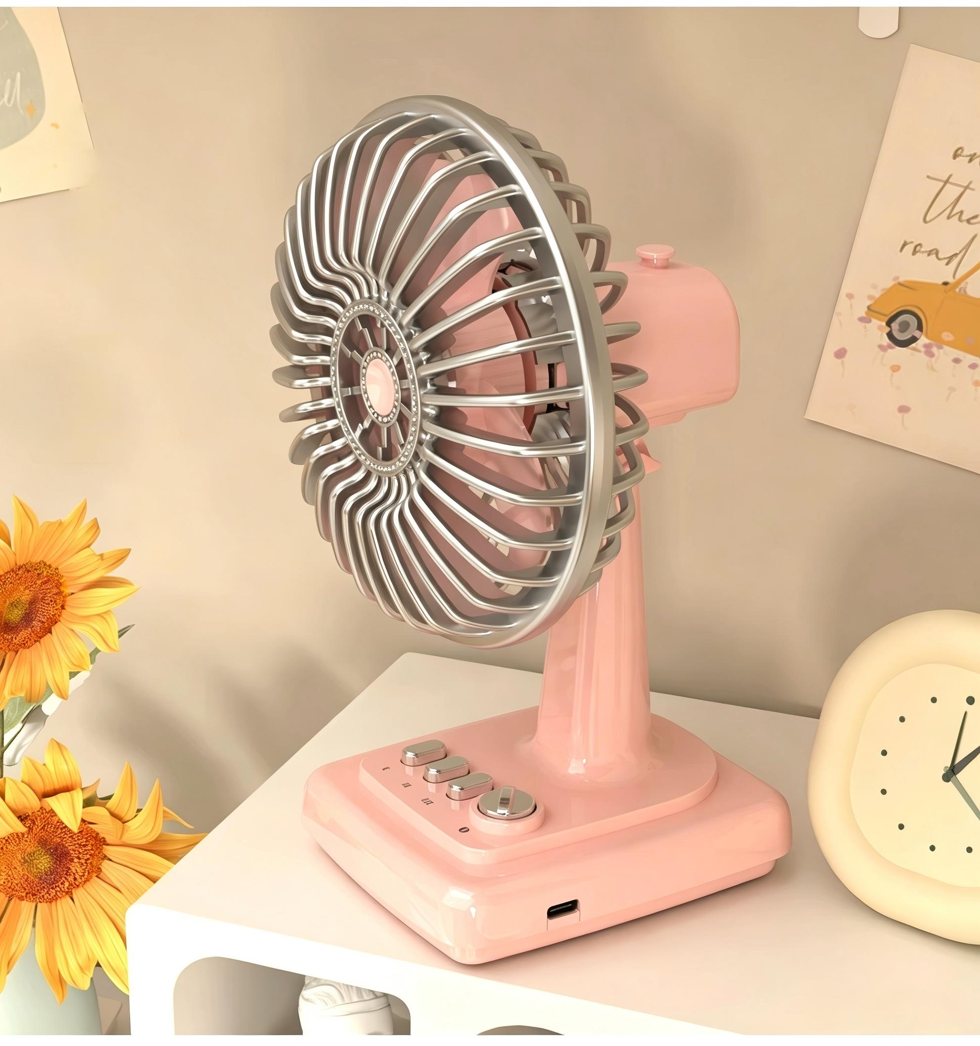 Retro Alaşımlı Masaüstü Fanı 3 - Home Office Student incelemesi ve fiyatı